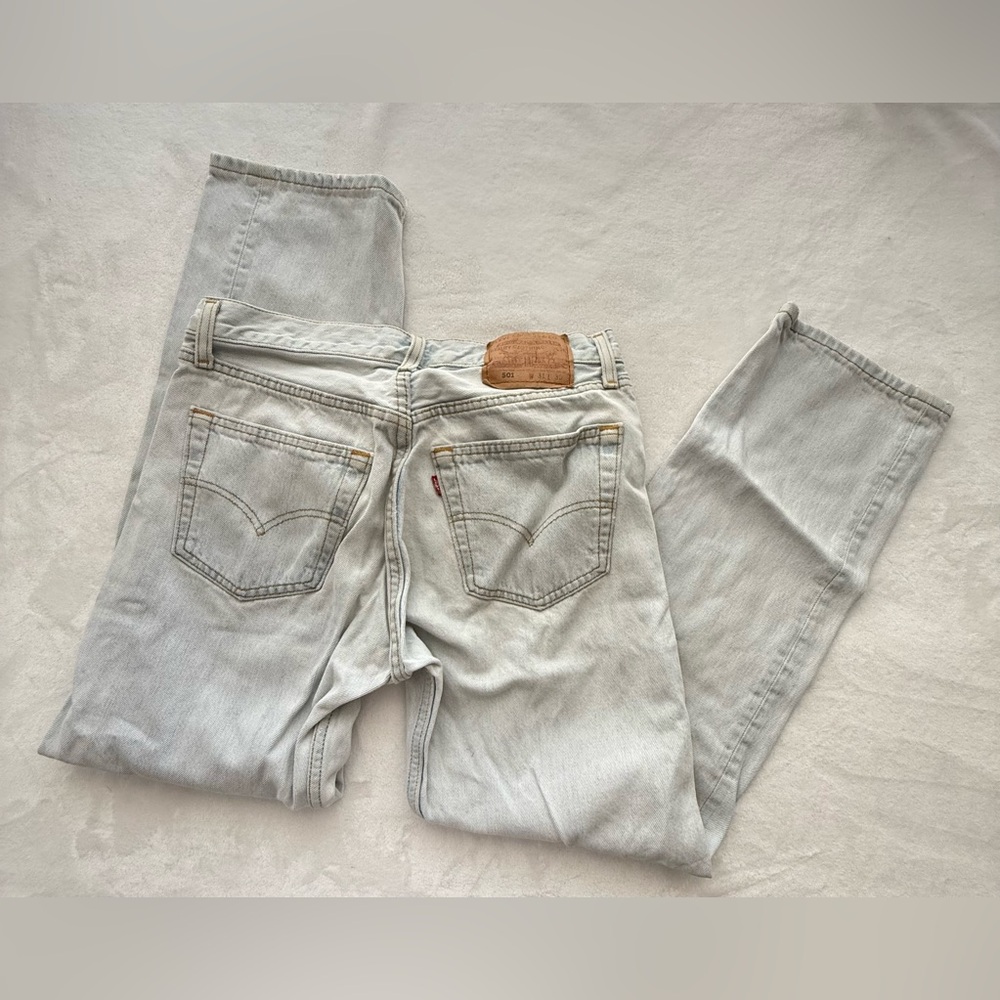 Vintage Levi’s 501 Button Fly Jeans Made in USA Classic Straight Leg